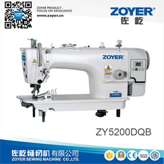 Zy5200DQB Zoyer Drive Direct Lockstitch de alta velocidad Máquina de coser industrial con cortador lateral y dobladillo