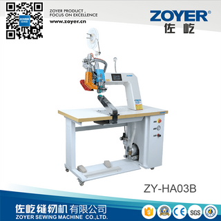 ZY-ha03b Zoyer se alimenta de la máquina de sellado de la costura de aire caliente del brazo con motor de doble paso