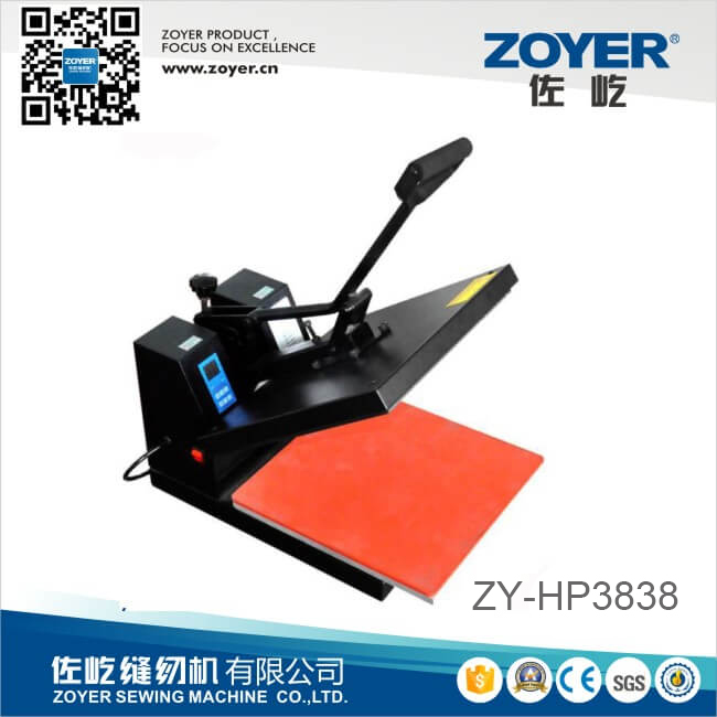 ZY-HP3838 Máquina de prensa de calor manual Zoyer Máquina de coser industrial