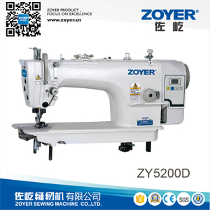 ZY5200D Zoyer Drive Direct Lockstitch de alta velocidad Máquina de coser industrial con cortador lateral