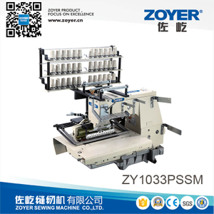 ZY1033PSM Zoyer 33-agujas Casa plana de doble cadena Máquina de coser con shirring