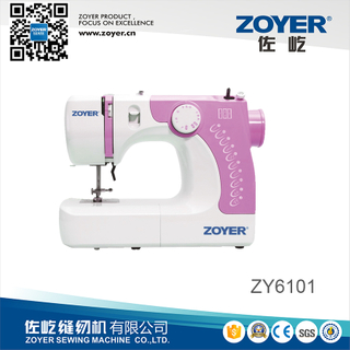 ZY6101 12 Puntadas Zoyer Máquina de coser doméstica Fácil de operar Máquina de coser doméstica para uso doméstico