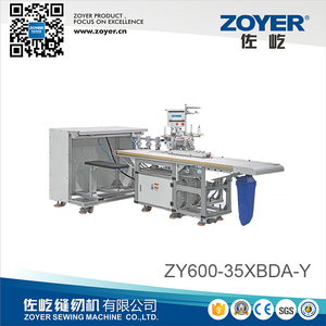 ZY600-35XBDA-Y ZOYER Dobladora automática de dos agujas, mangas y parte inferior